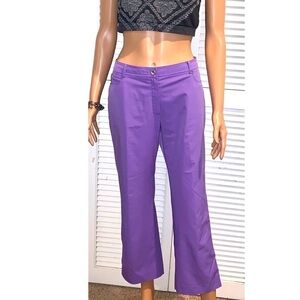 Crocodile Purple Pants Women’s size 34”/US 16